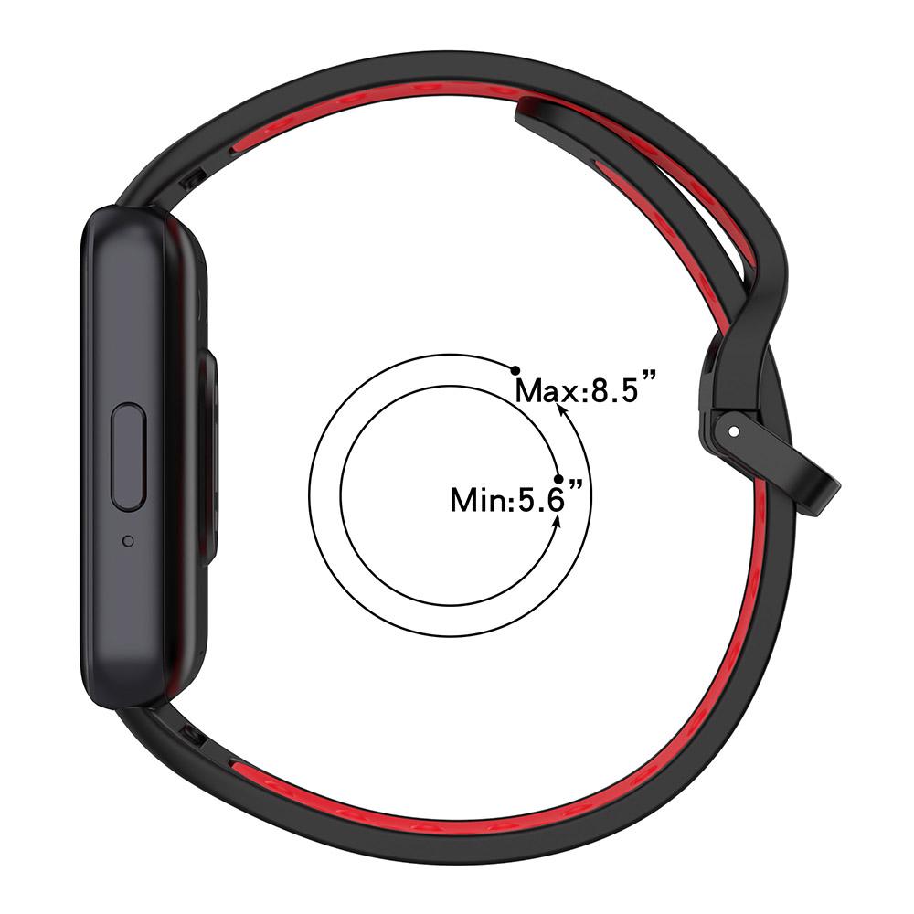 Силиконовый ремешок для умных часов Samsung Galaxy Fit 3, двухцветный сменный браслет-браслет для Samsung Galaxy Fit3, аксессуары