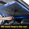 UV Protection Windshield Sun Shade Umbrella Keep Cool Car Windshield Sunshade for Cars SUV Trucks