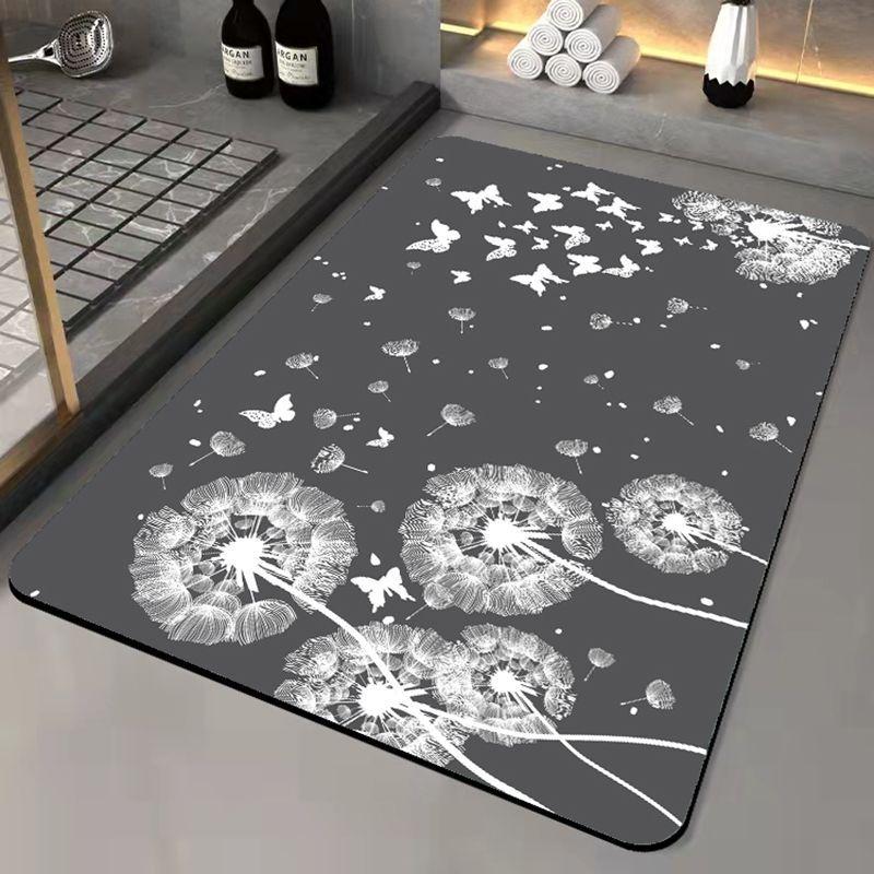 Коврик для пола из диатомовой грязи, впитывающий нескользящий коврик, бытовой коврик для двери, быстросохнущий коврик для туалета, ванной комнаты, душа, коврик для пола