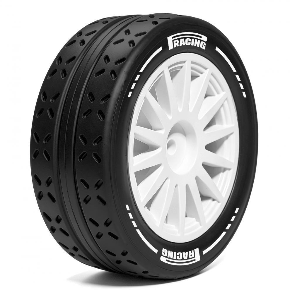 MJX 10303 Drift Traction Tire Set - Black & White, 1/10 Scale