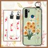 Waterproof Oil Painting Phone Case For Blackview A80 Pro Silicone Protective Soft Case Anti-knock Wrist Strap Wristband
