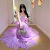Фиолетовое платье Zixia красивое и прекрасное, помолвка день рождения quinceañera отпуск холодное сказочное платье
