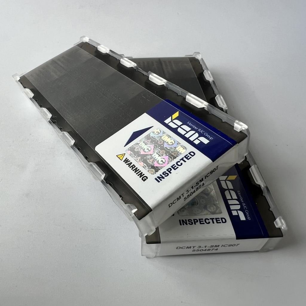 ISCAR / DCMT11T304-SM IC907 / Промышленные сменные твердосплавные пластины 10 шт.