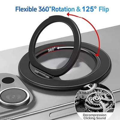 360° Rotation Magnetic for iPhone Ring for MagSafe - for iPhone Grip Universal Stand for iPhone Samsung Holder