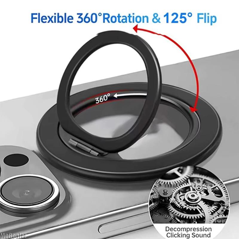 360° Rotation Magnetic for iPhone Ring for MagSafe - for iPhone Grip Universal Stand for iPhone Samsung Holder