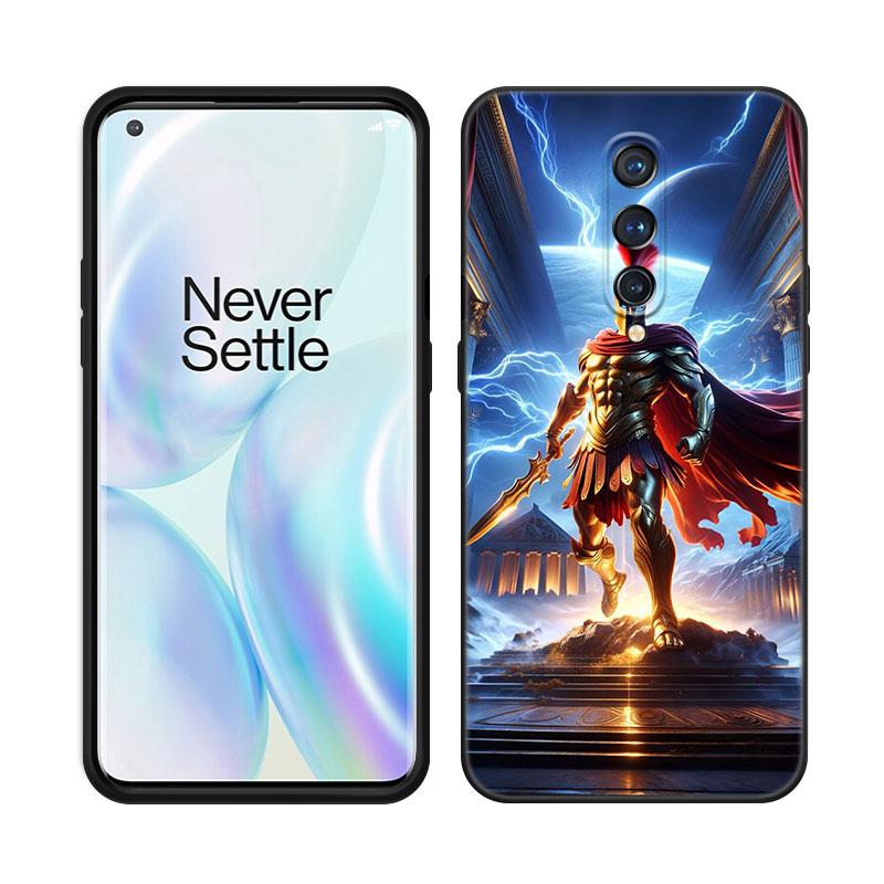 Спартанский черный силиконовый чехол для телефона OnePlus 9 10 11 12 ACE 2V Pro 9RT 10T 10R Nord CE 2 3 Lite N10 N20 N30 5G
