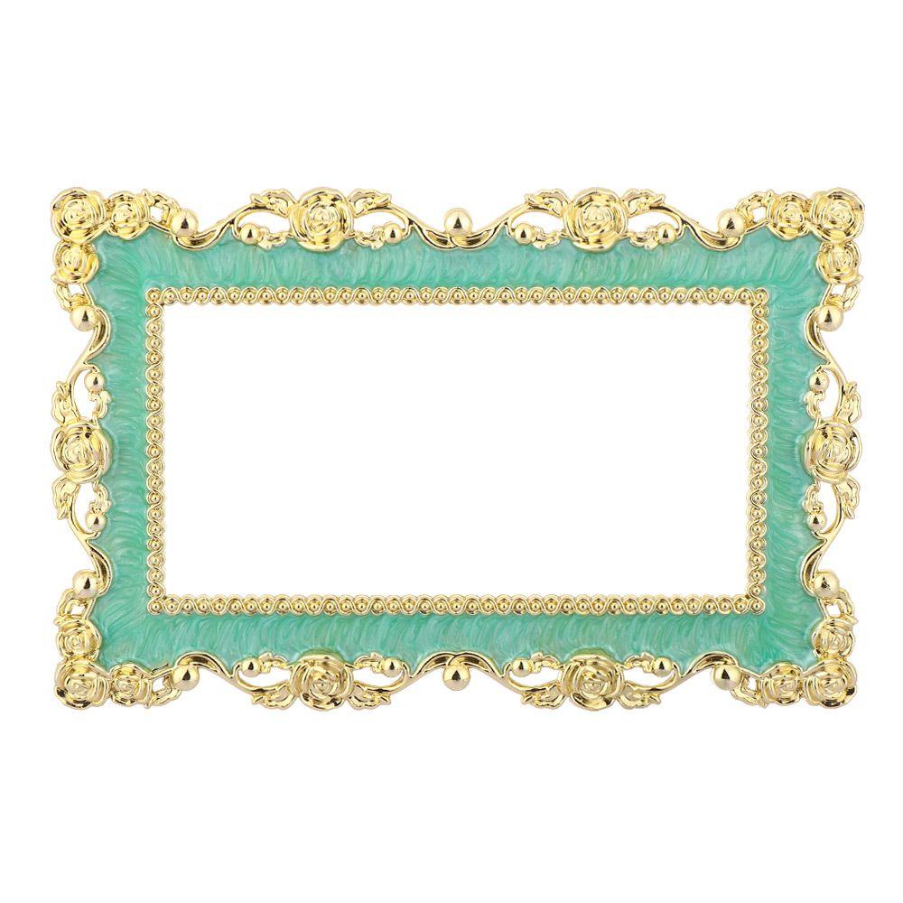 Elegant Resin Gold Silver Wall Sticker Surround Socket Frame Home Decor Light Switch Cover