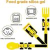 26-27 3 Piece Kids Cutlery Set Architecture Theme Kids Cutlery Car Tableware Set