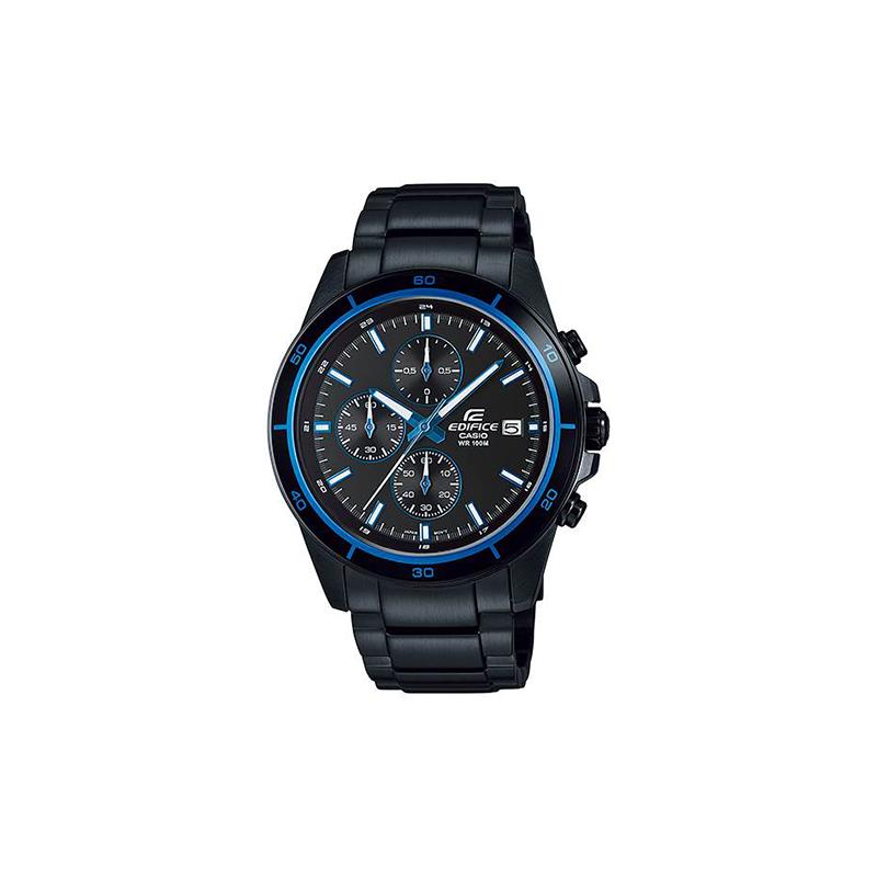 Casio Серия EDIFICE, модные, деловые, универсальные и повседневные, кварцевый механизм, ремешок из нержавеющей стали с ионным покрытием, японские и корейские EFR-526BK-1A2