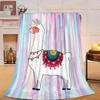 Cartoon fish animal Printed Blanket for Sofa Bed Travel Camping Living Room Office Conditioning Blanket for All Seasons Gifts