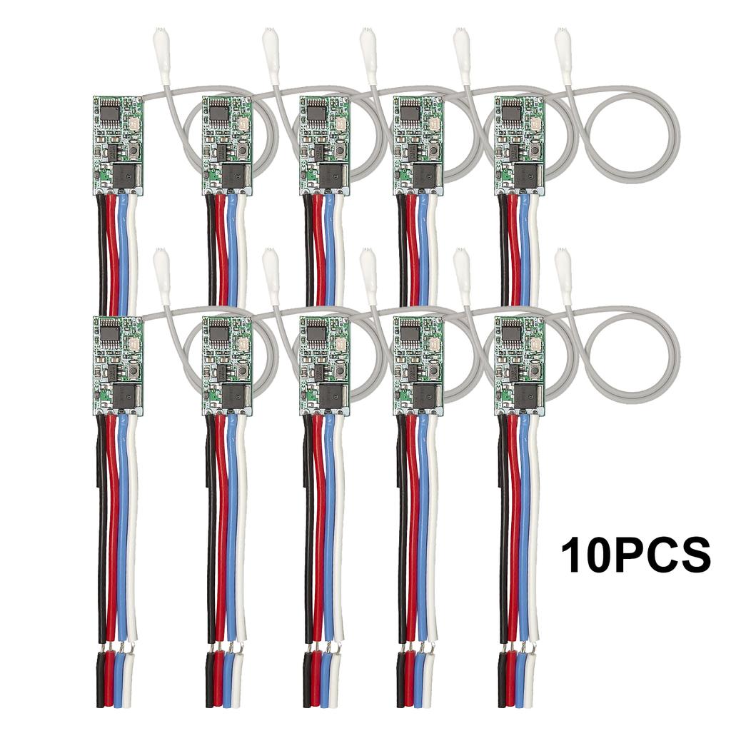 RF 433MHz Mini Wireless Relay Remote Control Switch DC 3.6V 5V 9V 12V 24V Receiver LED Lamp Controller Transmitter