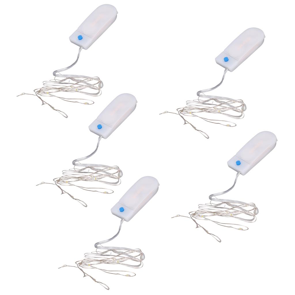 5pcs Mini LED Lights Romantic Elegant Light Weight DIY Making Convenient Decorative Accessories for