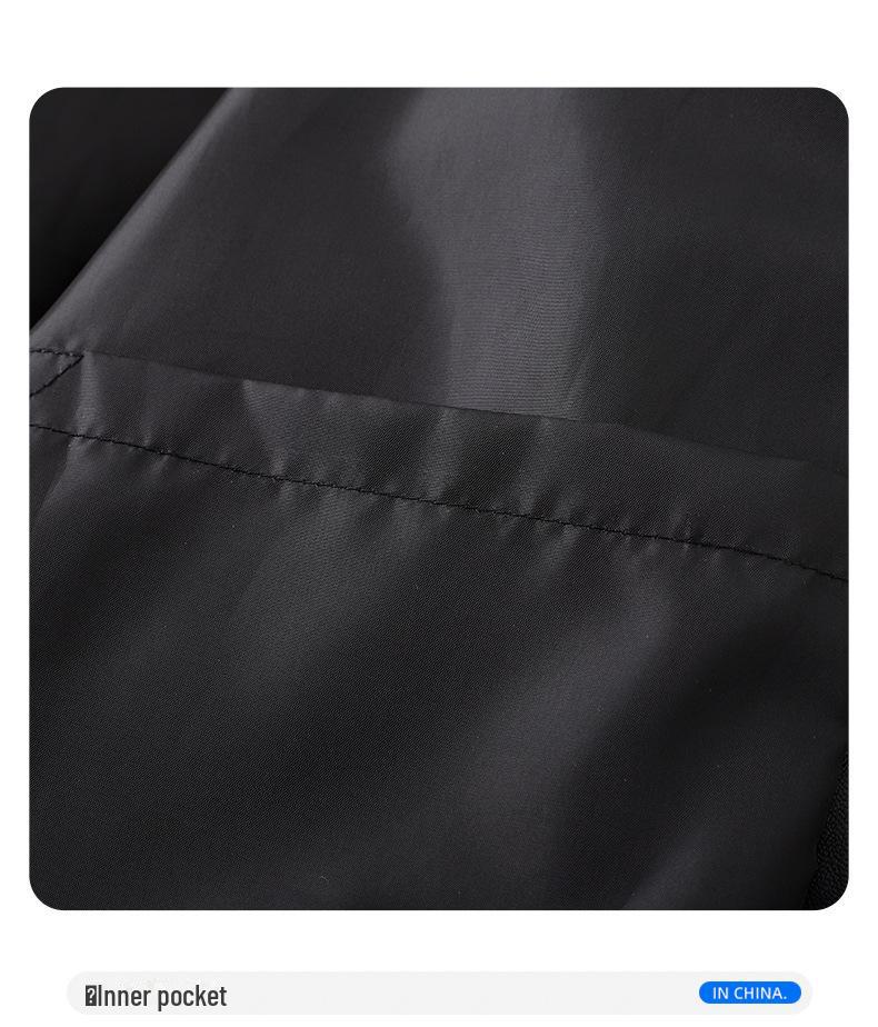 Мужская бейсбольная куртка из искусственной кожи в стиле «американский ретро» — весна/осень, стиль пилота