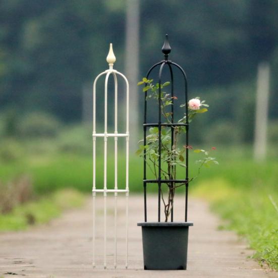 Растение Обелиск Решетка Вьющиеся Растения Садовая Башня Решетка Уличная Поддержка Розового Куста Не ржавеющая Металлическая Решетка для Горшечного Растения Клематис Лоза Жасмин