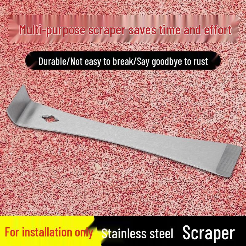 Многофункциональный ломик и скребок из нержавеющей стали: Инструмент для деревообработки и пчеловодства высокой твердости с функциями стамески, рычага и скребка.