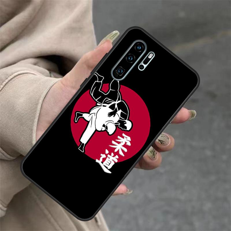 Чехол для дзюдо тхэквондо каратэ для Huawei Nova 3i 7i 8i 11i Y60 Y70 Y90 Y61 Y91 10 9 SE 11 Pro P20 P40 P30 Lite