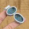 Подвеска из натурального медного амазонита, винтажные украшения из стерлингового серебра 925 пробы