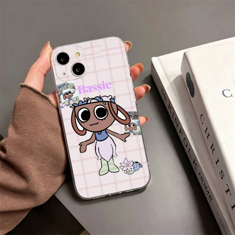Чехол для телефона Bassie B-Bloomington D-Dandys World для iPhone 17, 16, 15, 14, 13, 12, 11 Plus, Pro Max Мягкий прозрачный чехол