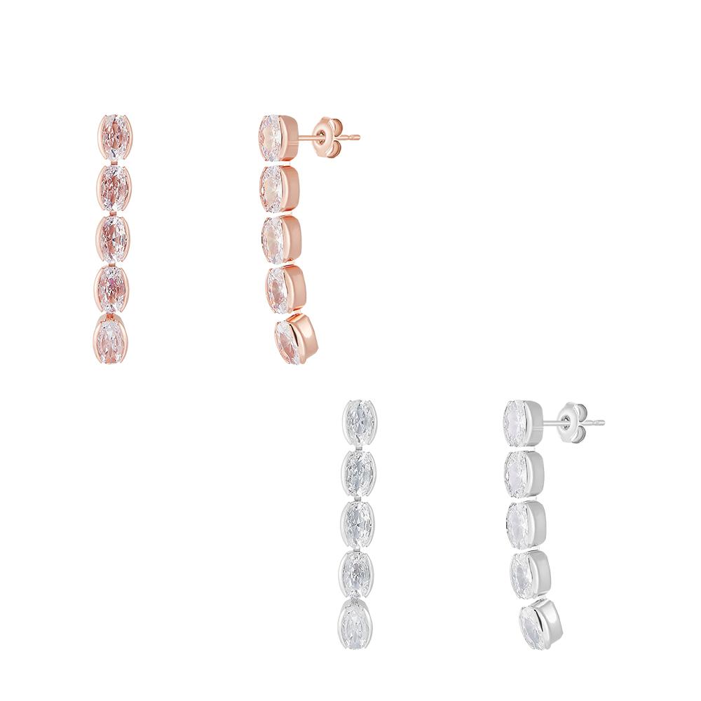 Серьги-кольца Paul Brial Shine Oval Pybe0239 Выберите 1 из 2