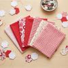 7Pcs Pure cotton material Patchwork Fabric 7 pieces per set Pre-cut Cloth  Quilt sewing making