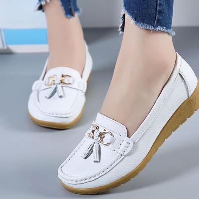 Женские балетки из искусственной кожи, мягкие, удобные туфли для вождения, слипоны, обувь для мамы, повседневные лоферы для ходьбы, рабочая обувь