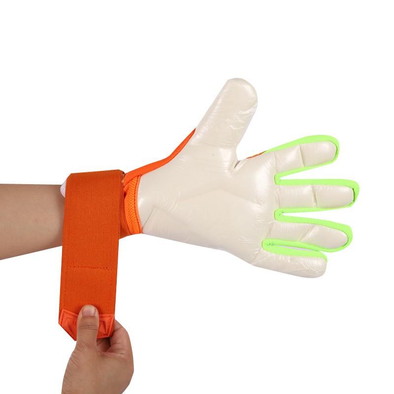 Football Goalkeeper Gloves Adult Kids Training Protective Gear Latex Non-slip Wear-resistant With Fingers Protection