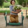 VEVOR Garden Kneeler and Seat, 6 in Wide Kneeling Pad, Heavy Duty Garden Kneeling Stool, Folding Garden Seat with 2 Tool Bags