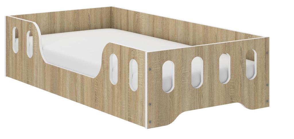 Детская кровать Montessori Laki 140X70 Сонома