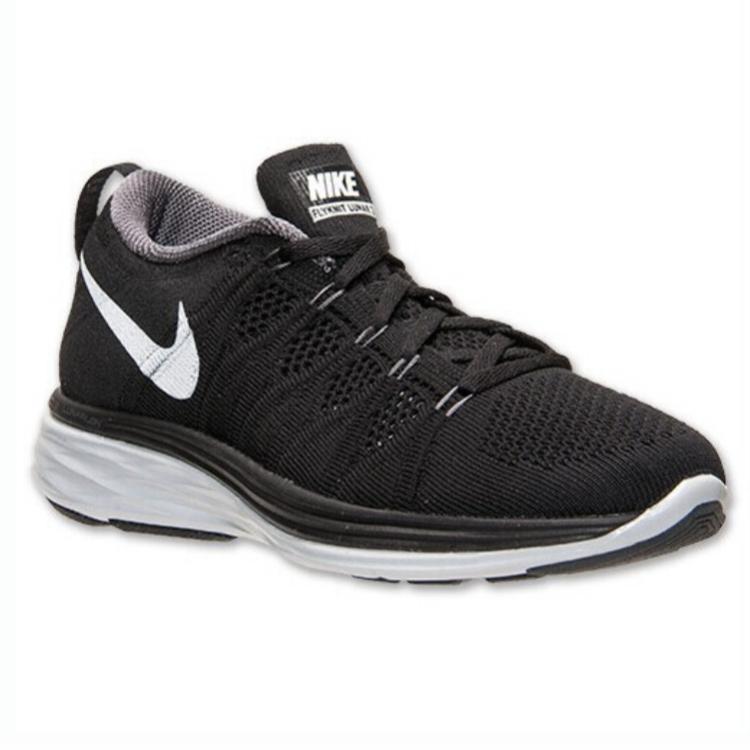 Nike Flyknit Lunar 2 Удобные Универсальные Низкие Кроссовки для Бега Женские кроссовки Черные 620658-010