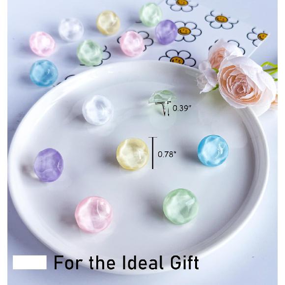 24Pcs Decorative Push P,Thumb Tacks,Bulletin Board Tacks,Cork Board Tacks,Thumb Tack Decorative for CorkBoard, Office Organization or Home,Classroom