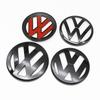 2pcs ABS Car Front Grill Emblem Rear Trunk Badge HFDGTRY6 Logo For Volkswagen VW Golf 4 5 6 7 7.5 8 Scirocco Premium Pro Plus Extra
