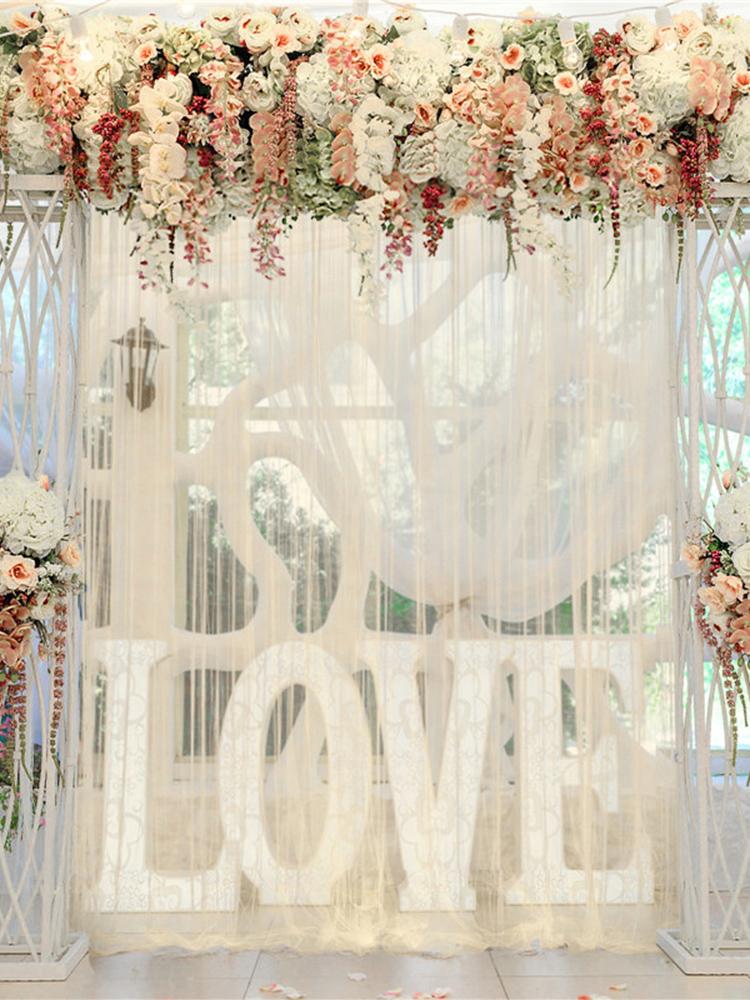 Свадебный сценический фон, драпировка, фон для вечеринки, занавеска из шифона, церемония, прием, подвесной декор, фон для вечеринки по случаю дня рождения