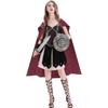M L XL Halloween Costume Women Spartan Warrior Cosplay Medieval Roman Greek Goddess Performance Outfit