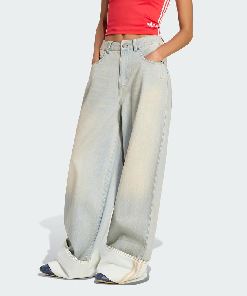 adidas Винтажные Широкие Джинсы Kw4517 (Тип А)