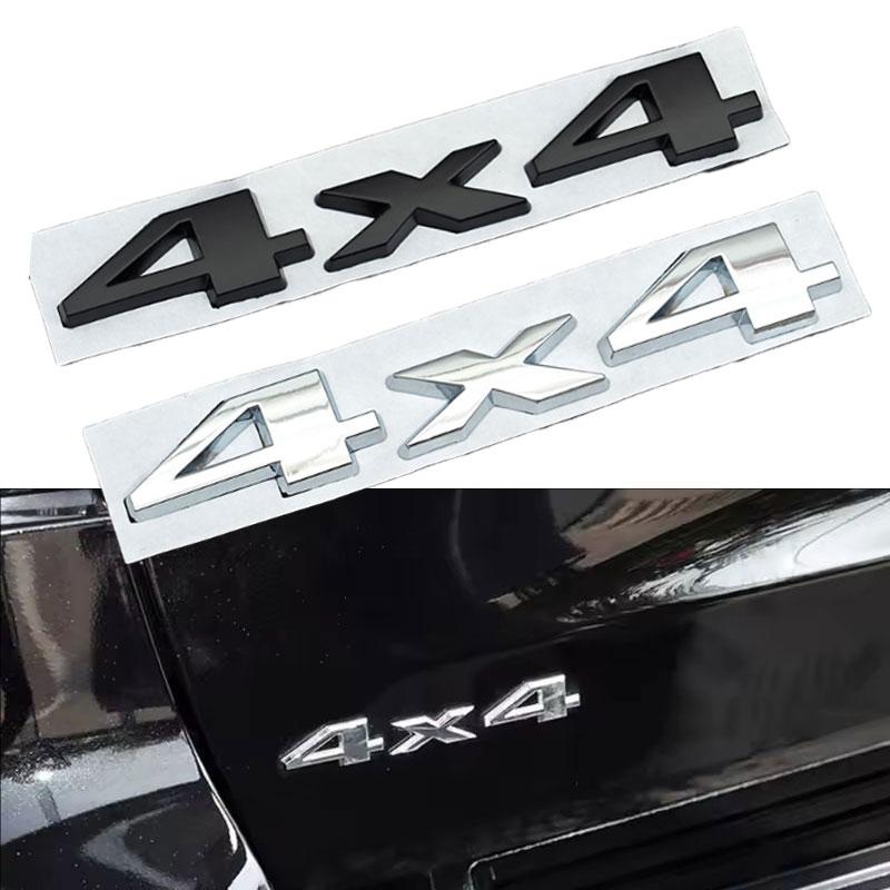 3D Metal Self-Adhesive 4X4 Logo Emblem Car Rear Trunk Sticker Badge for Jeep Grand Cherokee Wrangler Compass Accessories qa1