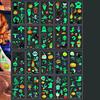 10Pcs Tattoo Decals Easy To Use Anti-fall Lovely Waterproof Sweat-proof DIY Accessory Trendy Halloween Pumpkin Tattoo Stickers for Children