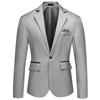 2024 Mens Suit Business Casual No Iron Single Button Split Collar Wedding Party Coat Slim Fit Office Blazer Blazersets