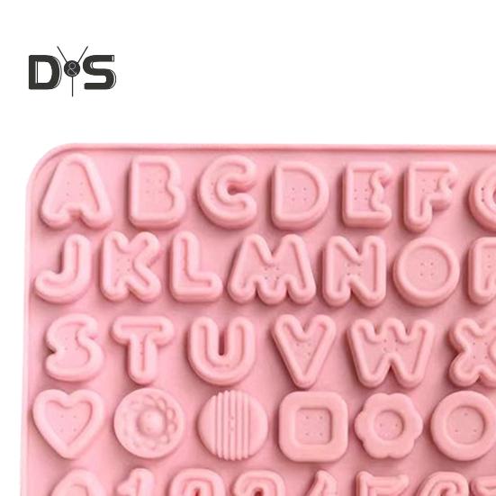 Форма для печенья без BPA, DIY многофункциональная кнопка, буква и номер, силиконовая форма для шоколадных конфет