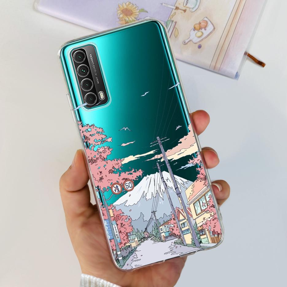 Для Huawei P Smart 2021 Чехол PPA-LX1 PPA-LX2 Новый Модный Расписной Чехол Мягкий ТПУ Чехол для Телефона Для Huawei Y7a Psmart 2021 Coque Capa