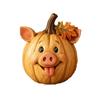 Farm Animal Pumpkin Statues, Resin Ornaments, Home Desktop Decorations, Holiday Decorations