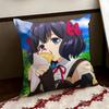 AnimeLTGSR Наволочка Двусторонняя Мягкая Прочная Наволочка для Подушки для Дома Автомобиля Многоцелевое Использование для Повседневного Комфорта