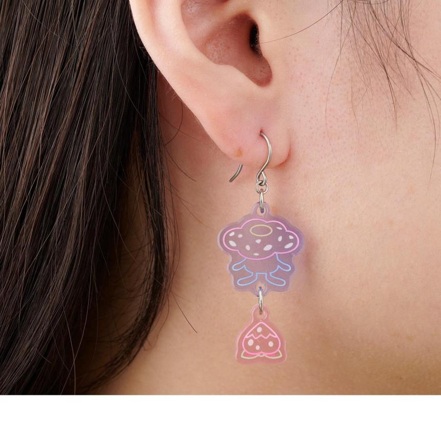 [Pokemon] Pokemon Center Rafflesia Deadly Poison Pierce Earrings