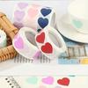 500pcs Colorful Heart Shaped Stickers - Waterproof, Removable, Perfect For Birthdays, Confessions, Weddings, Birthdays, Valentine's Day DIY Labels