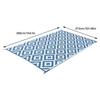 Beach Mat Folding Beach Mat Beach Mat Portable Folding Plastic Beach Mat for Outdoor Picnic Camping Gray White Plastic Beach Mat