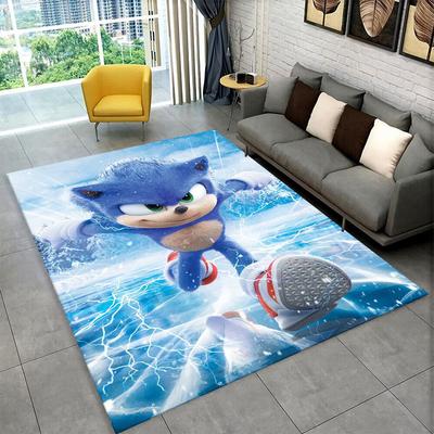 Классическая игра S-Sonic Мультяшный Нескользящий Ковер для Гостиной, Спальни, Игровой Комнаты, Мягкий Ковер Напольный Коврик Домашний Декор Ковер Детская Комната