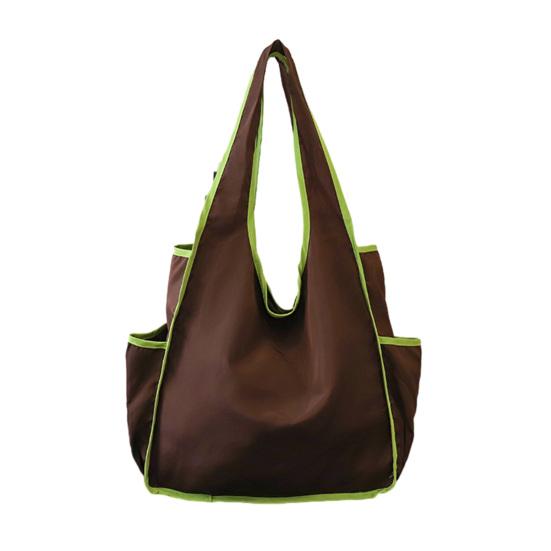 Сумка для покупок Нейлон высокой плотности Легкая Водонепроницаемая Складная Большая вместимость Сумка-тоут для покупок Дорожная сумка для покупок