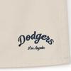 Новые джинсовые мини-юбки MLB Varsity Los Angeles Dodgers женские темно-кремовые 3FDSV0144-07CRD