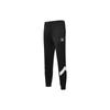 Striped Logo Print Drawstring Casual Pants Men Bottoms Black 532932-01