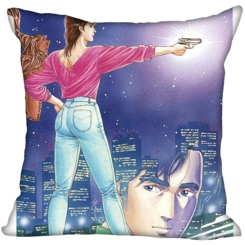 Animation City Hunter Pillow Case For Home Decorative Pillows Cover Invisible Zippered Throw PillowCases 45X45cm