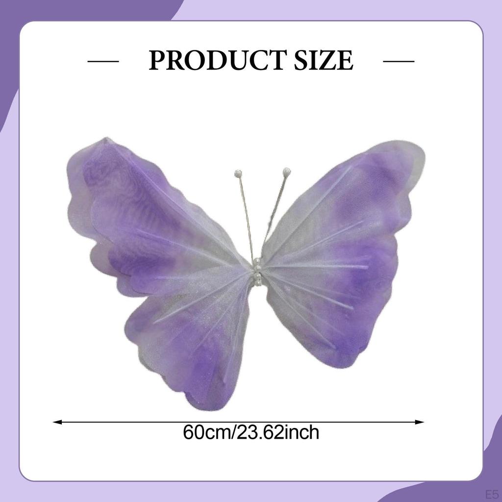 Artificial Butterfly Decoration Wedding Accessory Party Ornament Wall Decor Birthday